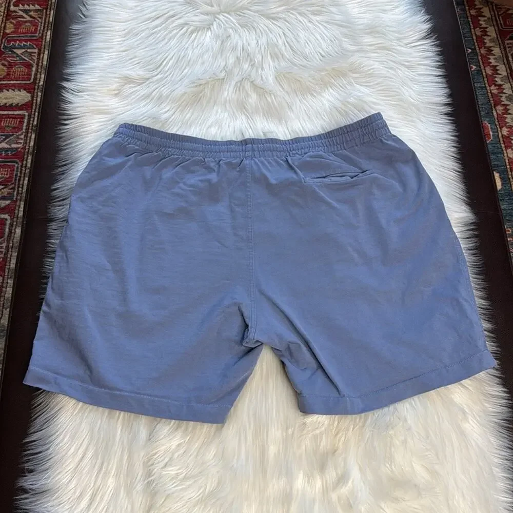 J. Crew Factory Blue 7” Inch Reade Cotton Drawstring Shorts
